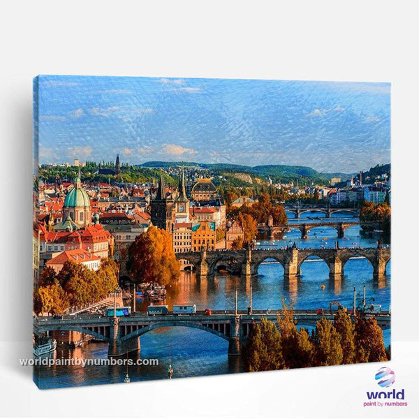 Bridges of Florence - World Paint by Numbers™ Kits DIY