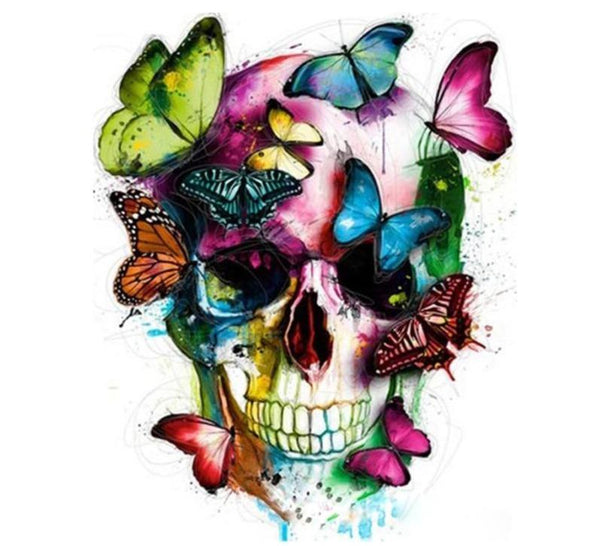 Butterfly Skull - World Paint by Numbers™ Kits DIY