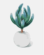 Cactus Tree - Leaf Collection - World Paint by Numbers™ Kits DIY