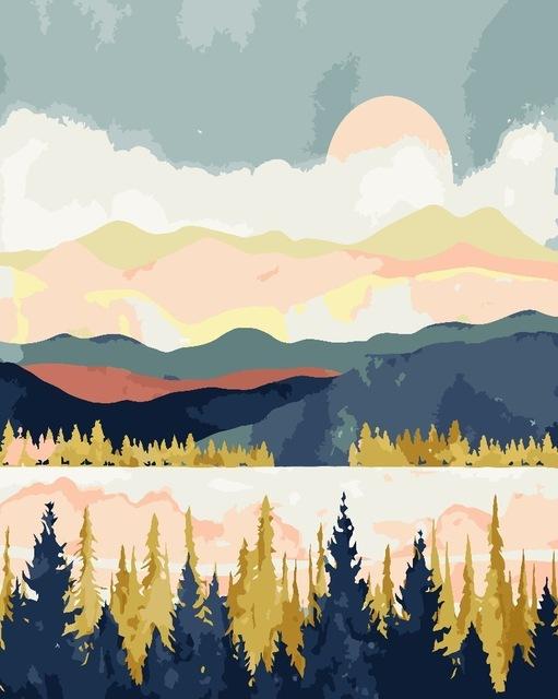 Canadian Summer - World Paint by Numbers™ Kits DIY