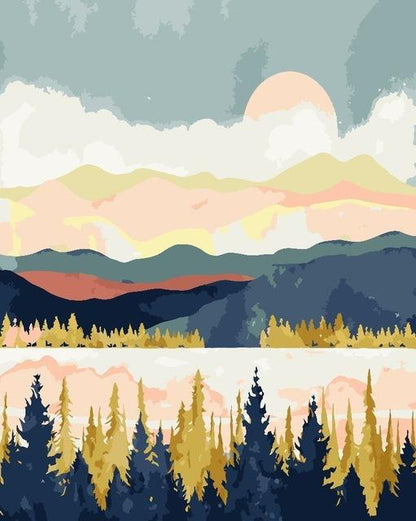 Canadian Summer - World Paint by Numbers™ Kits DIY