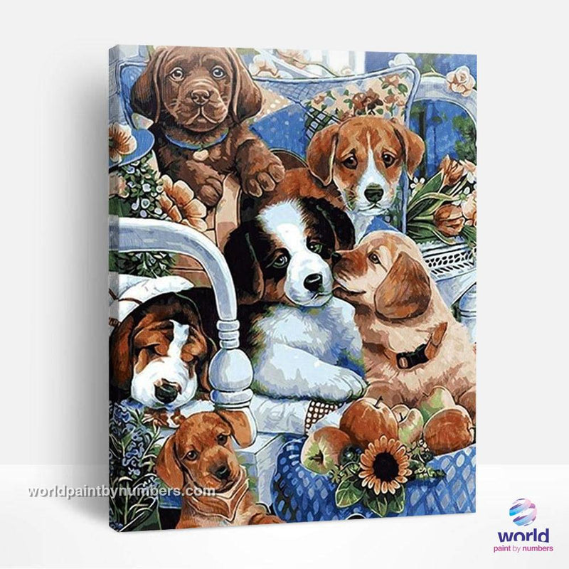 Canine Friends - World Paint by Numbers™ Kits DIY
