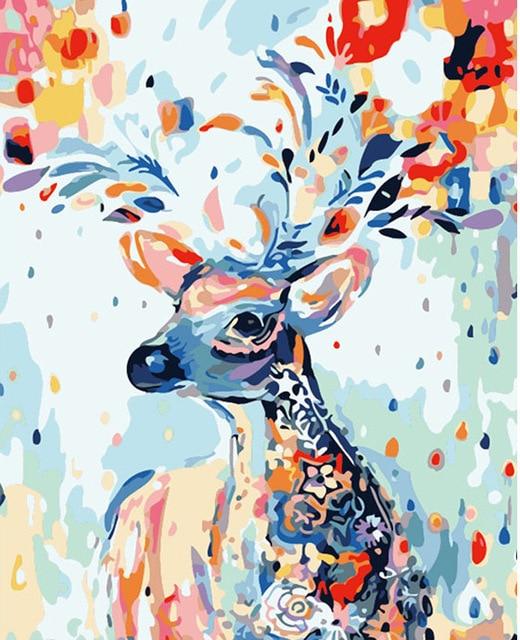 Carnival Deer - World Paint by Numbers™ Kits DIY