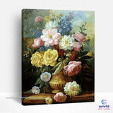 Classic Roses Arrangement - World Paint by Numbers™ Kits DIY
