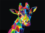 Colorful Giraffe - World Paint by Numbers™ Kits DIY