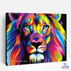 Colorful Lion - World Paint by Numbers™ Kits DIY
