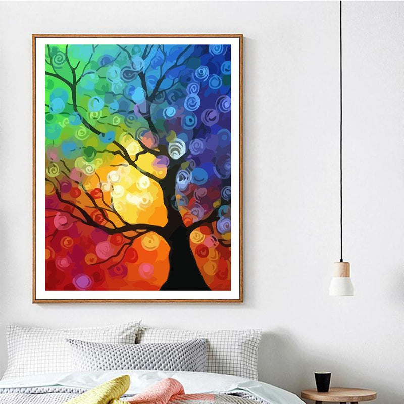 Colorful Tree - World Paint by Numbers™ Kits DIY