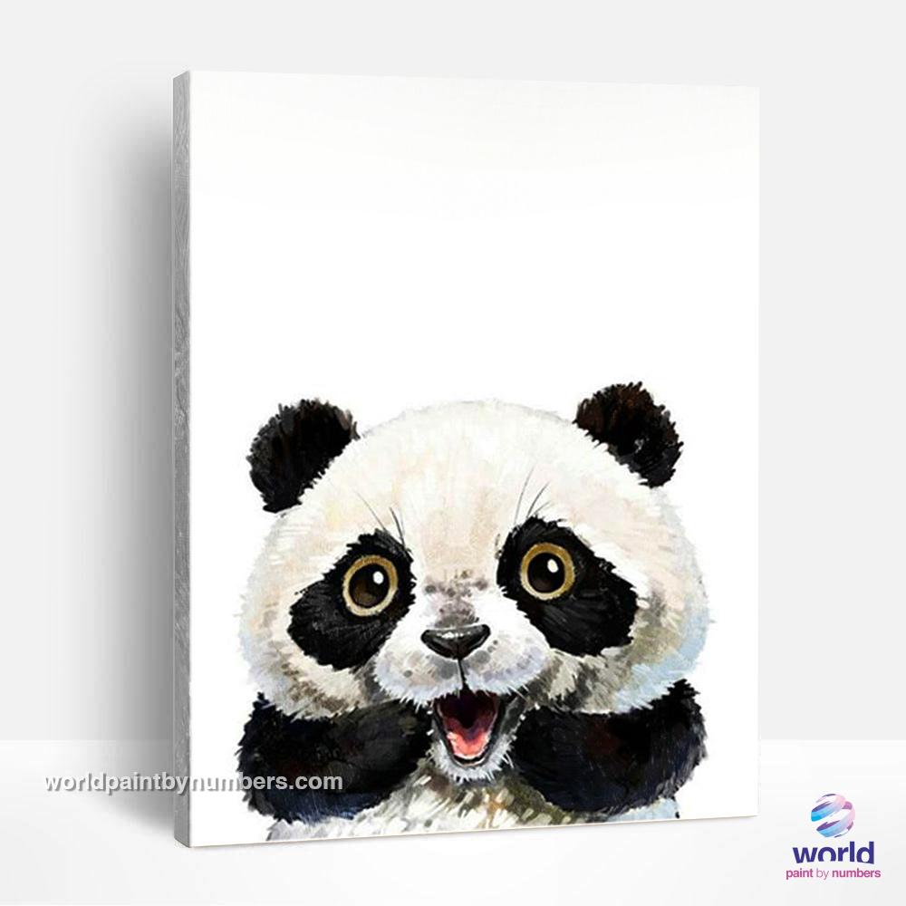 Cute Panda - World Paint by Numbers™ Kits DIY
