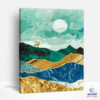 Deer King and the Moon - Summer Layers Collection - World Paint by Numbers™ Kits DIY