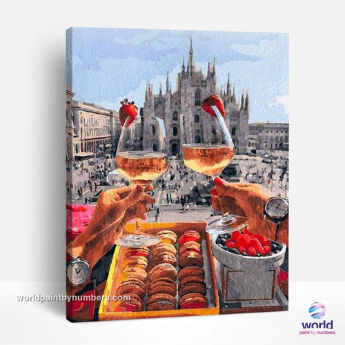 Duomo di Milano, Milan Cathedral - World Paint by Numbers™ Kits DIY