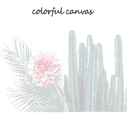 Flower & Palm - Leaf Collection - World Paint by Numbers™ Kits DIY