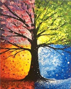 Four Seasons Tree - World Paint by Numbers™ Kits DIY
