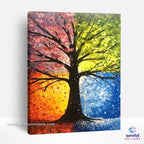 Four Seasons Tree - World Paint by Numbers™ Kits DIY