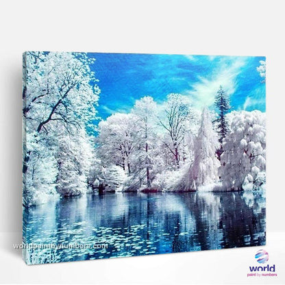 Frozen River Bank - World Paint by Numbers™ Kits DIY