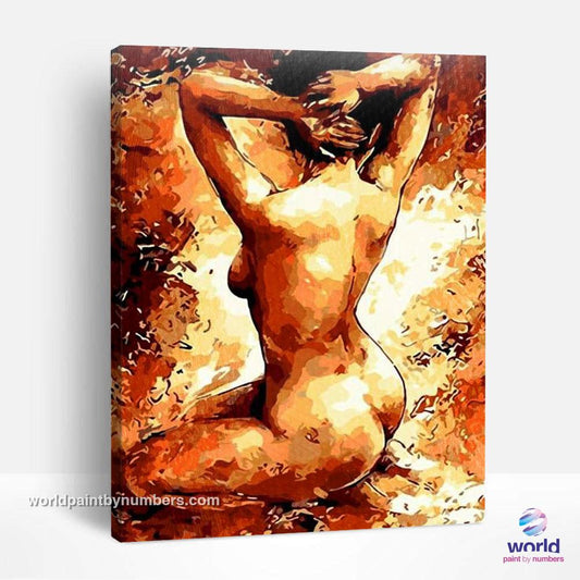 Golden Sunbath - World Paint by Numbers Kits DIY