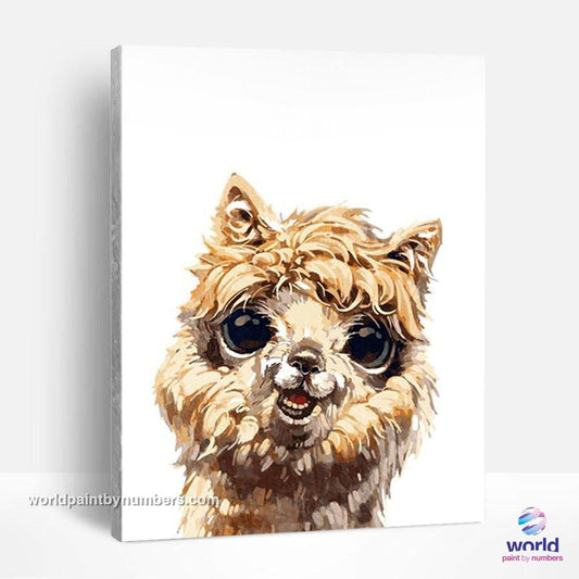 Happy Llama - World Paint by Numbers™ Kits DIY