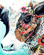 Hipster Cow - World Paint by Numbers™ Kits DIY