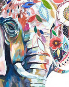 Hipster Elephant - World Paint by Numbers™ Kits DIY