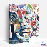 Hipster Elephant - World Paint by Numbers™ Kits DIY