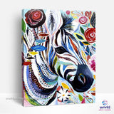 Hipster Zebra - World Paint by Numbers™ Kits DIY