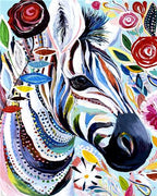 Hipster Zebra - World Paint by Numbers™ Kits DIY