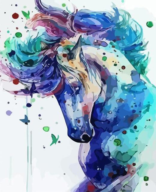 Imposing Horse - World Paint by Numbers™ Kits DIY