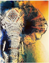 Indian Elephant - World Paint by Numbers™ Kits DIY