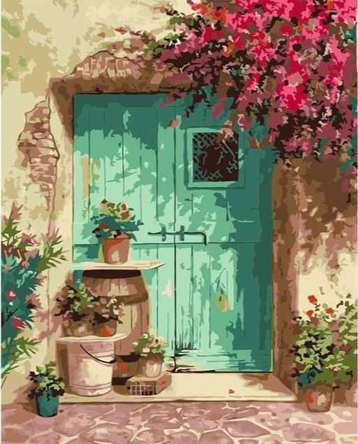 Italian Village Door World Paint by Numbers™ Kits DIY