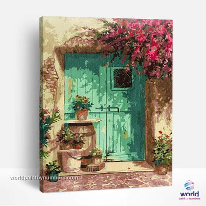 Italian Village Door World Paint by Numbers™ Kits DIY