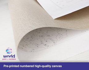 Lilas Hydrangea - World Paint by Numbers™ Kits DIY