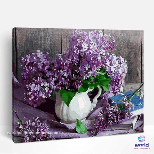Lilas Hydrangea - World Paint by Numbers™ Kits DIY