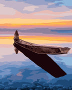 Lonely on the Boat - World Paint by Numbers™ Kits DIY