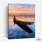 Lonely on the Boat - World Paint by Numbers™ Kits DIY
