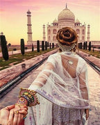 Love at the Taj Mahal India - World Paint by Numbers™ Kits DIY