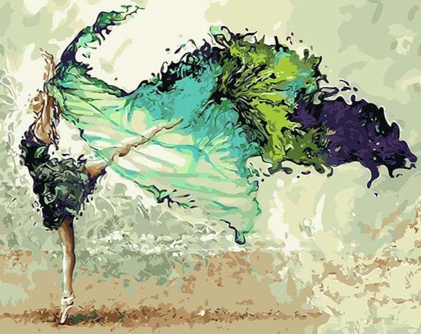 Modern Ballet Dancer - World Paint by Numbers™ Kits DIY
