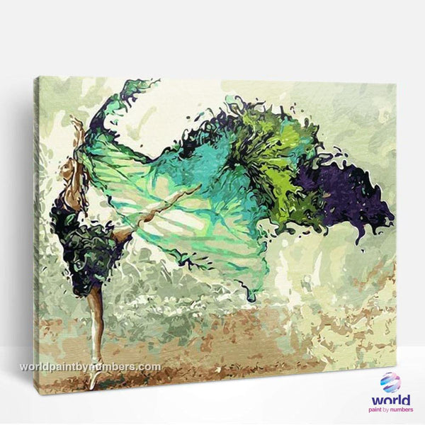 Modern Ballet Dancer - World Paint by Numbers™ Kits DIY