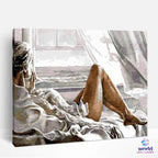 Morning Beach View - World Paint by Numbers™ Kits DIY