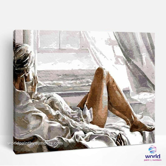 Morning Beach View - World Paint by Numbers™ Kits DIY