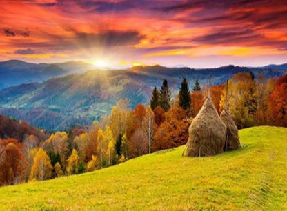 Mountain Top Sunset - World Paint by Numbers™ Kits DIY