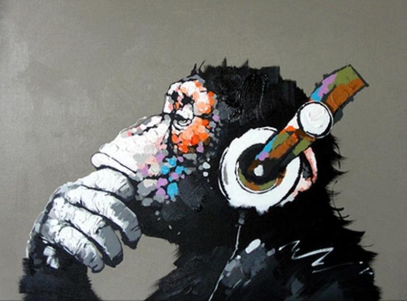 Music Monkey - World Paint by Numbers™ Kits DIY