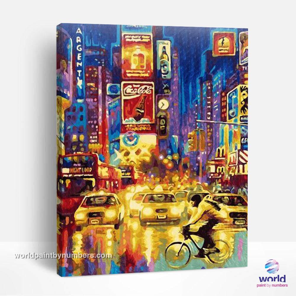 New York Times Square - World Paint by Numbers™ Kits DIY