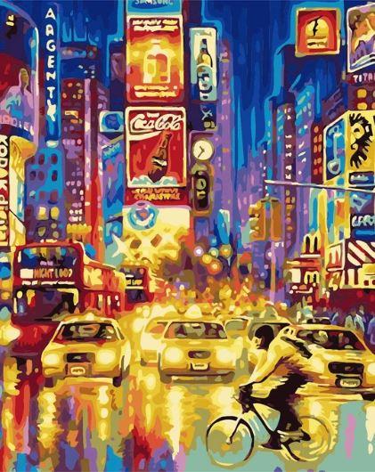 New York Times Square - World Paint by Numbers™ Kits DIY