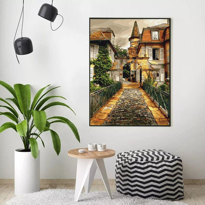 Old European House - World Paint by Numbers™ Kits DIY