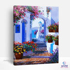 Paths of Santorini - World Paint by Numbers Kits DIY