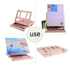 Premium Box: Portable Wooden Easel for Painting Artists - World Paint by Numbers™ Kits Accessories DIY