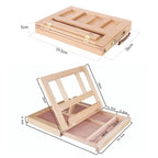 Premium Box: Portable Wooden Easel for Painting Artists - World Paint by Numbers™ Kits Accessories DIY
