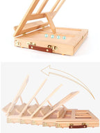 Premium Box: Portable Wooden Easel for Painting Artists - World Paint by Numbers™ Kits Accessories DIY