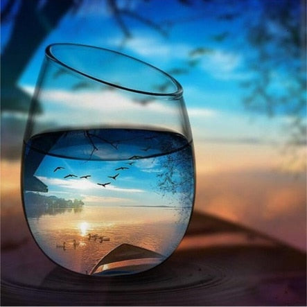 Beach in a Glass - World Paint by Numbers™ Kits DIY