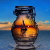Boat in a Glass - World Paint by Numbers™ Kits DIY