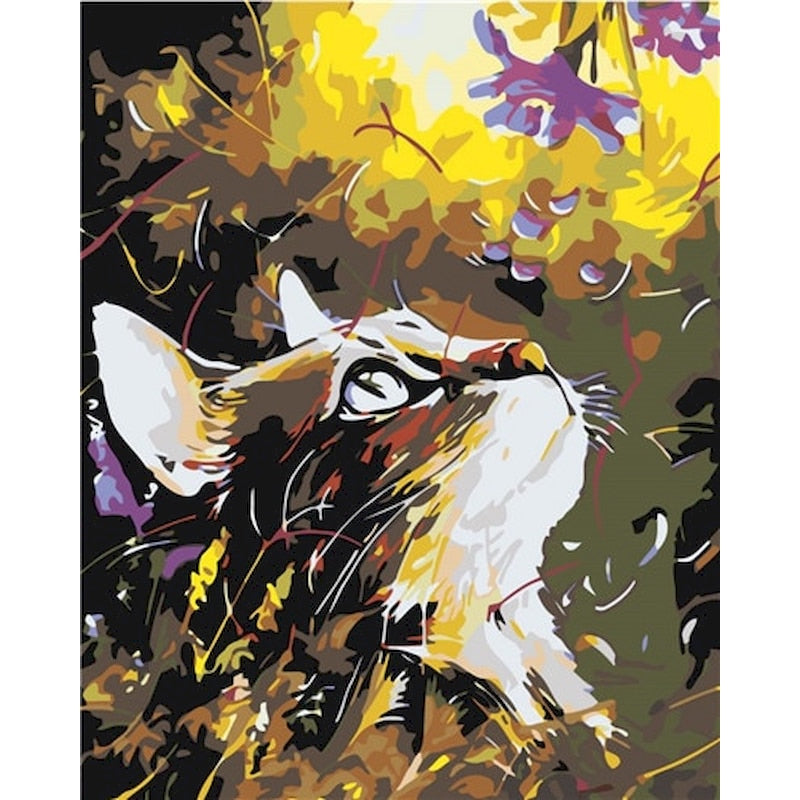 Lovable Cat - Paint by Numbers Kits for Adults